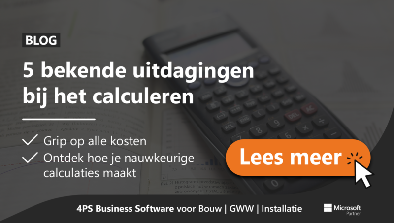 Calculeren in de bouw, GWW en installatie