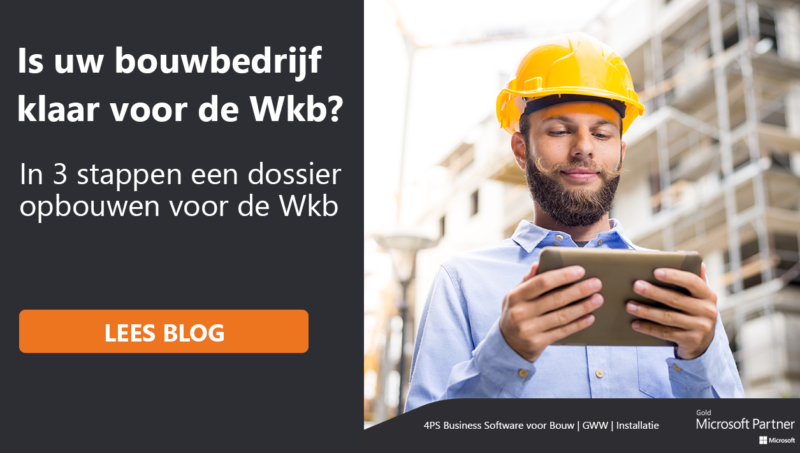 Dossier opbouwen met software voor de Wkb